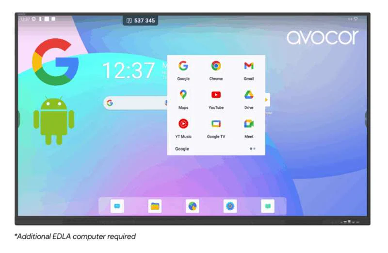 Avocor S-Series 86" 4K IR LED Interactive Display, EDLA - Image 6