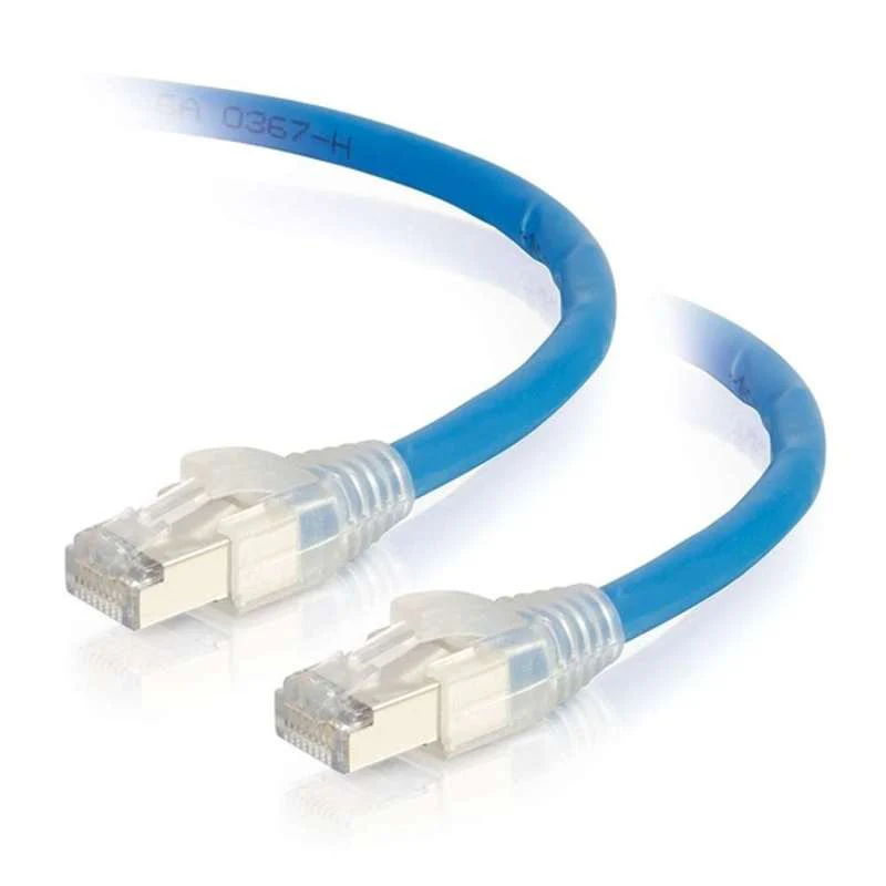 Cables To Go 100ft HDBaseT Certified Cat6a Cable with Discontinuous Shielding - Plenum CMP-Rated (TAA Compliant) - Blue - Image 6
