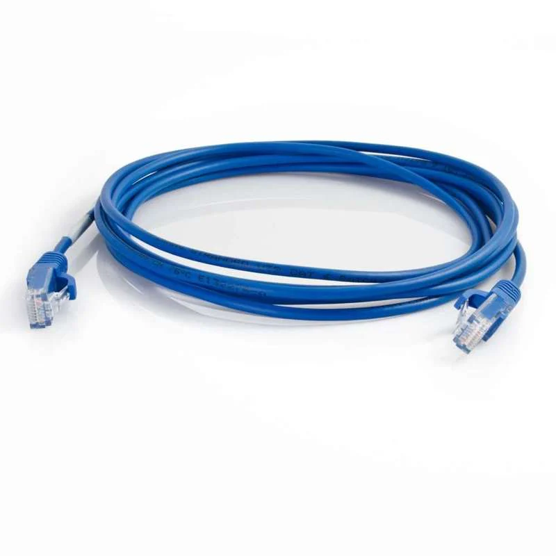Cables To Go 12ft (3.66m) Cat6 Snagless Unshielded (UTP) Slim Ethernet Network Patch Cable - Blue - Image 2