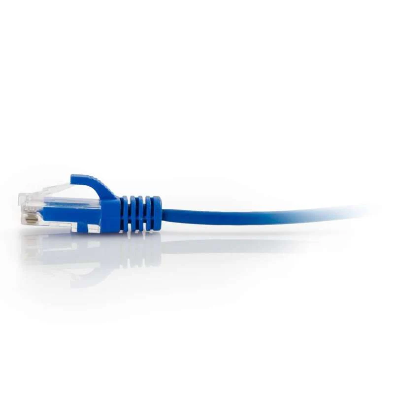 Cables To Go 12ft (3.66m) Cat6 Snagless Unshielded (UTP) Slim Ethernet Network Patch Cable - Blue - Image 4