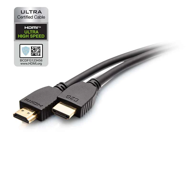 Cables To Go 12ft (3.7m) C2G Plus Series Ultra High Speed HDMI Cable - 8K 60Hz - Image 2