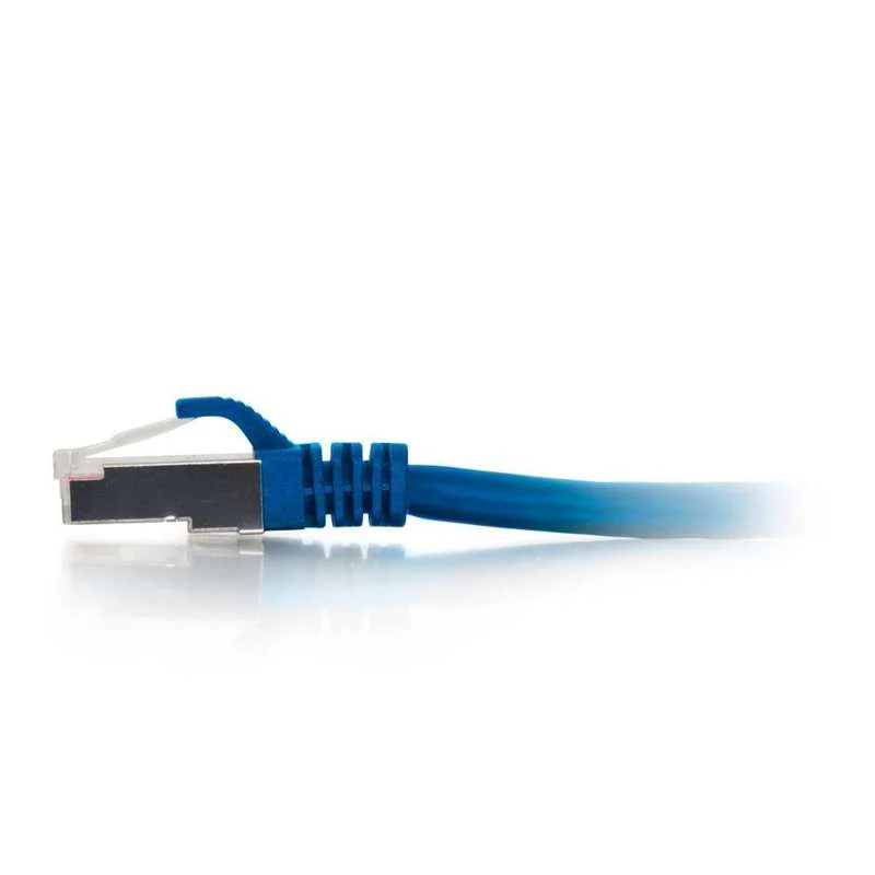 Cables To Go 12ft (3.7m) Cat6 Snagless Shielded (STP) Ethernet Network Patch Cable - Blue - Image 3