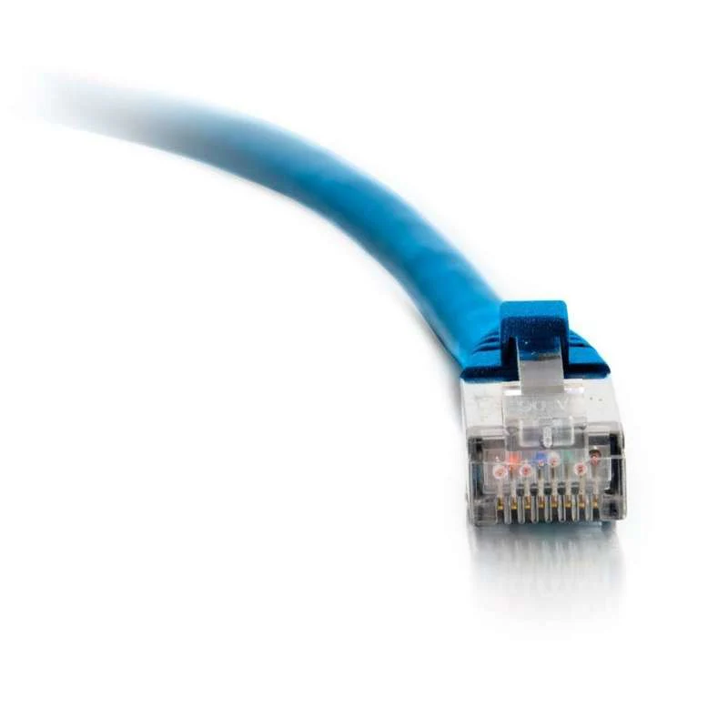 Cables To Go 12ft (3.7m) Cat6 Snagless Shielded (STP) Ethernet Network Patch Cable - Blue - Image 4