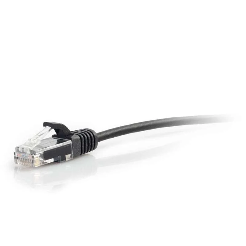 Cables To Go 15ft (4.57m) Cat6 Snagless Unshielded (UTP) Slim Ethernet Network Patch Cable - Black