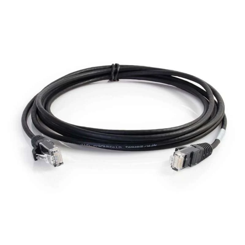 Cables To Go 15ft (4.57m) Cat6 Snagless Unshielded (UTP) Slim Ethernet Network Patch Cable - Black - Image 2