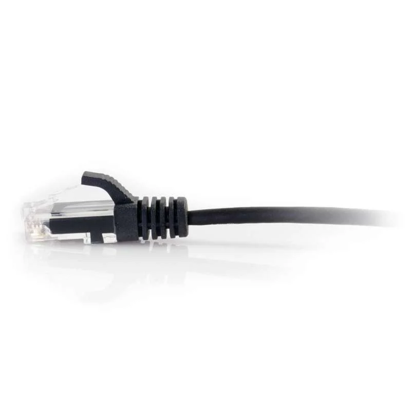 Cables To Go 15ft (4.57m) Cat6 Snagless Unshielded (UTP) Slim Ethernet Network Patch Cable - Black - Image 3