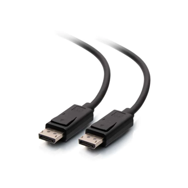 Cables To Go 1ft (0.3m) DisplayPort Cable with Latches 4K 60Hz UHD M/M - Black - Image 5