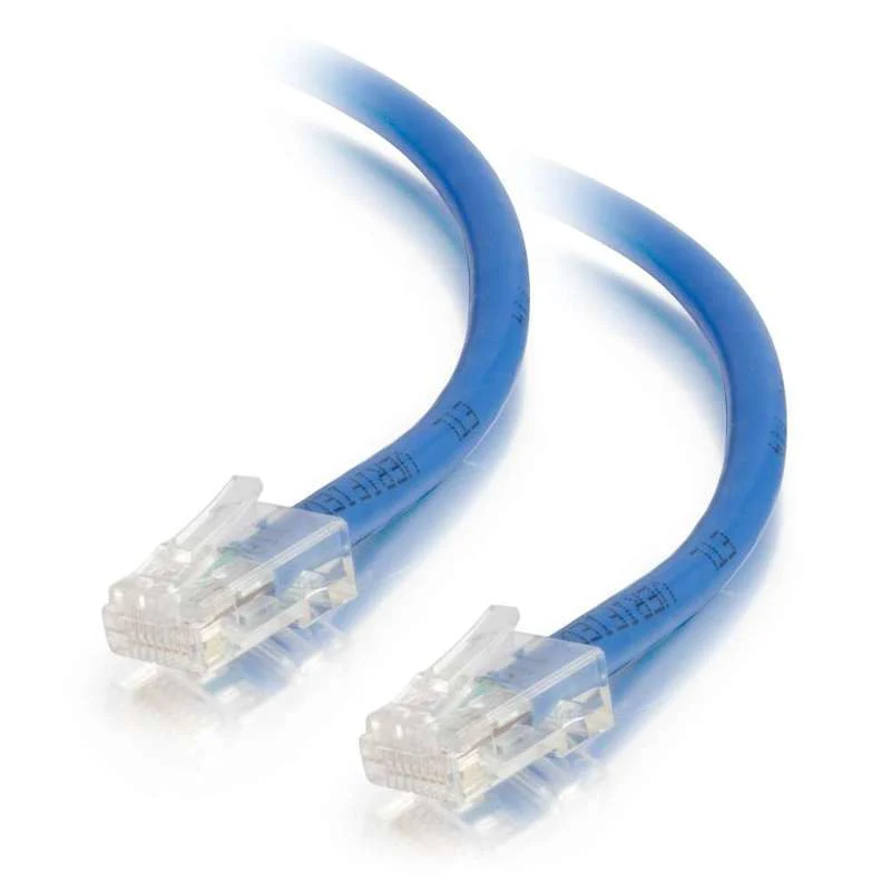 Cables To Go 1ft (0.3m) Cat5e Non-Booted Unshielded UTP Ethernet Network Patch Cable - Blue
