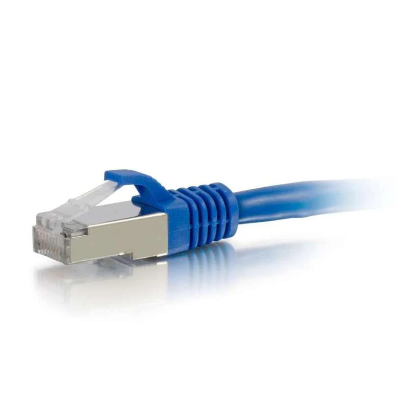 Cables To Go 25ft (7.6m) Cat6a Snagless Shielded (STP) Ethernet Network Patch Cable - Blue - Image 3