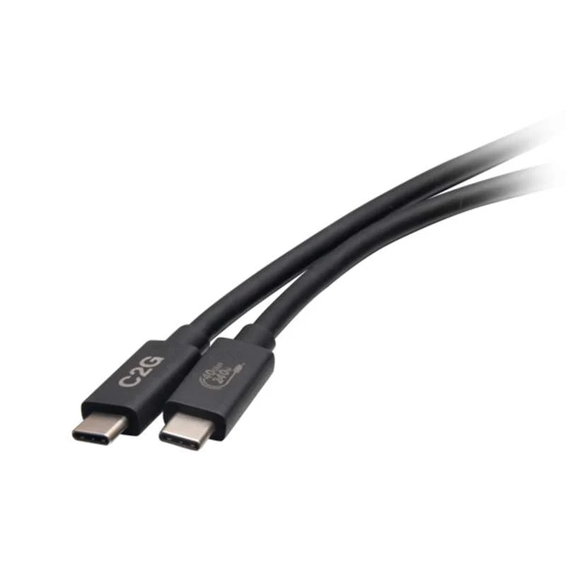 Cables To Go 3.3ft (1m) USB 4.0 USB-C to C (48V 5A) 240W Charging Cable-Black - Image 5