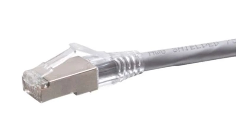 Cables To Go 30ft (9.1m) F-Series Cat6a Snagless Shielded (STP) Network Cable - Gray, TAA Complaint - Image 2