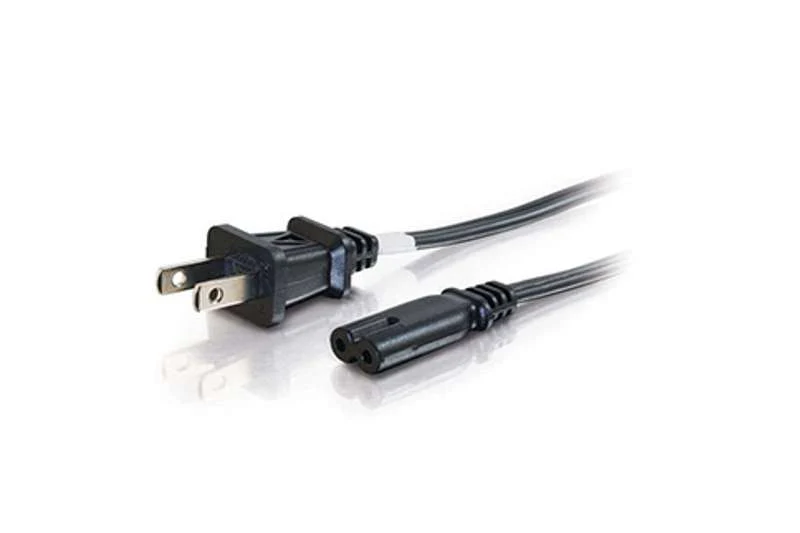 Cables To Go 6ft 18 AWG 2-Slot Non-Polarized Power Cord