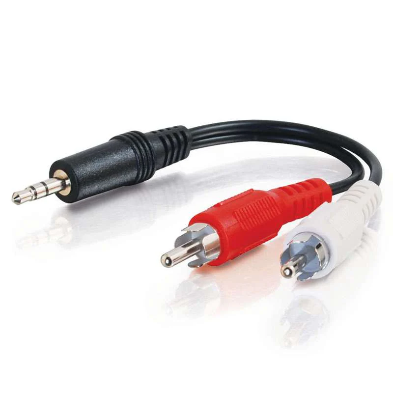 Cables To Go 6ft. 3.5mm Stereo Male To RCA Male Y Cable - Image 2