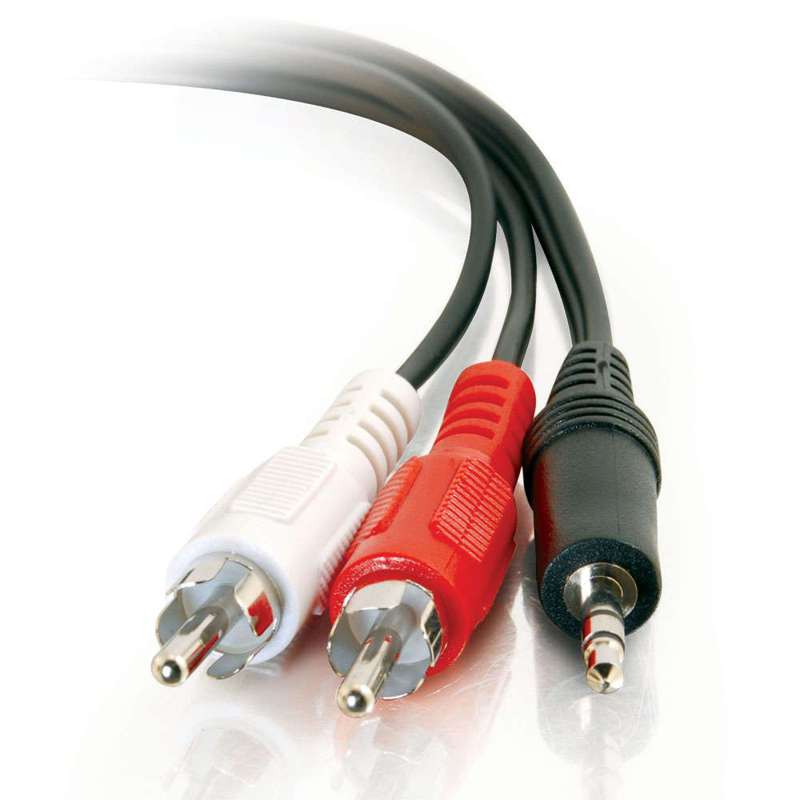 Cables To Go 6ft. 3.5mm Stereo Male To RCA Male Y Cable - Image 3