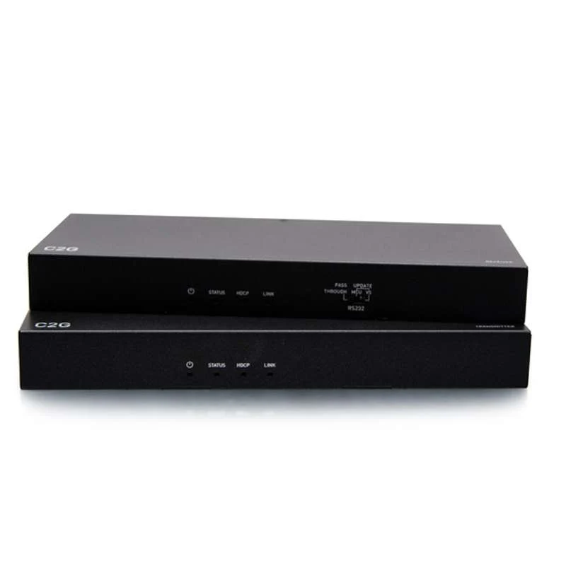 Cables To Go HDMI HDBaseT + 3.5mm, USB-B to A, and RS232 over Cat Extender Box Transmitter to Box Receiver - 4K 60Hz - Image 8