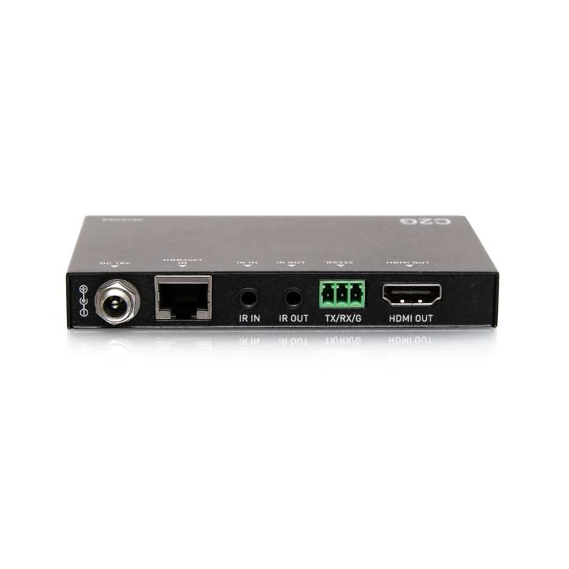 Cables To Go HDMI HDBaseT + RS232 and IR over Cat Extender Single Gang Wall Plate Transmitter to Ultra-Slim Box Receiver - 4K 60Hz - Image 5