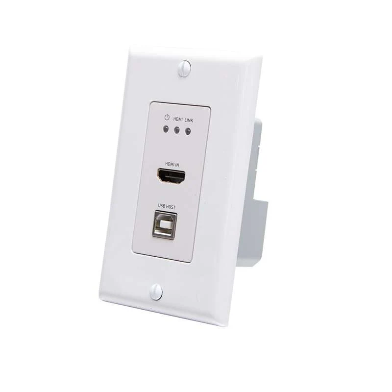 Cables To Go HDMI HDBaseT + USB-B and RS232 over Cat Extender Single Gang Wall Plate Transmitter to Box Receiver - 4K 60Hz - Image 7