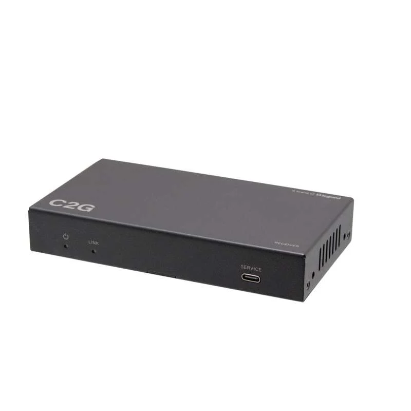 Cables To Go HDMI HDBaseT + USB-C Data and Video Over Cat Extender Wall Plate Transmitter to Box Receiver - 4K - Image 5