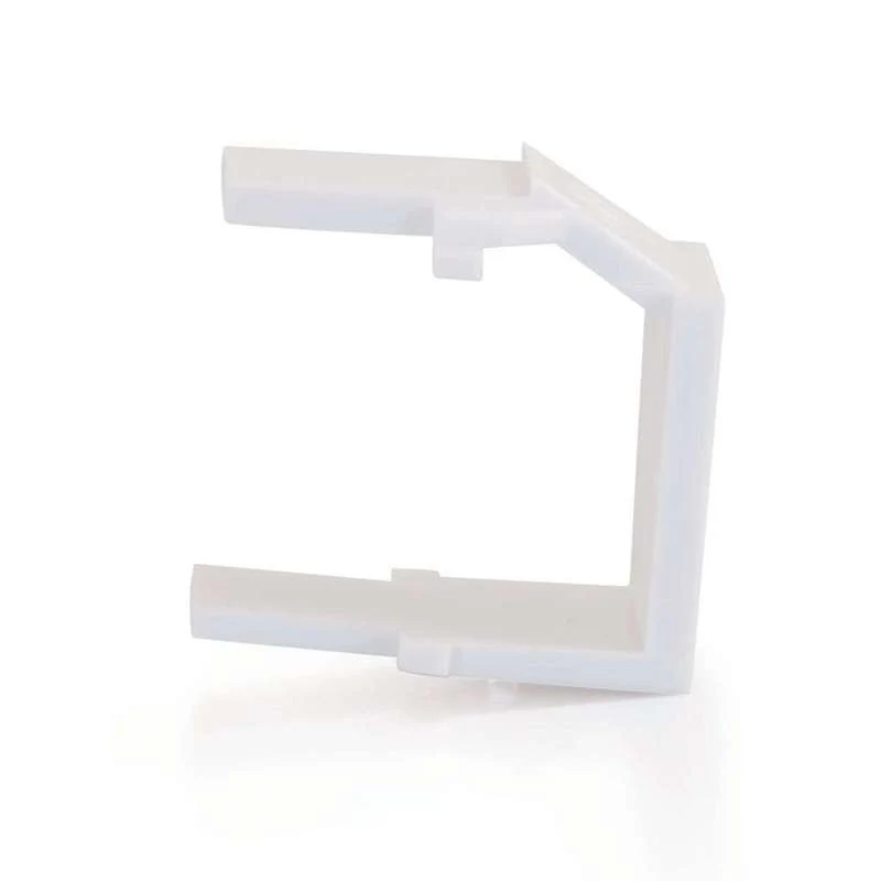 Cables To Go Snap-in Blank Keystone Modularule White - Image 3