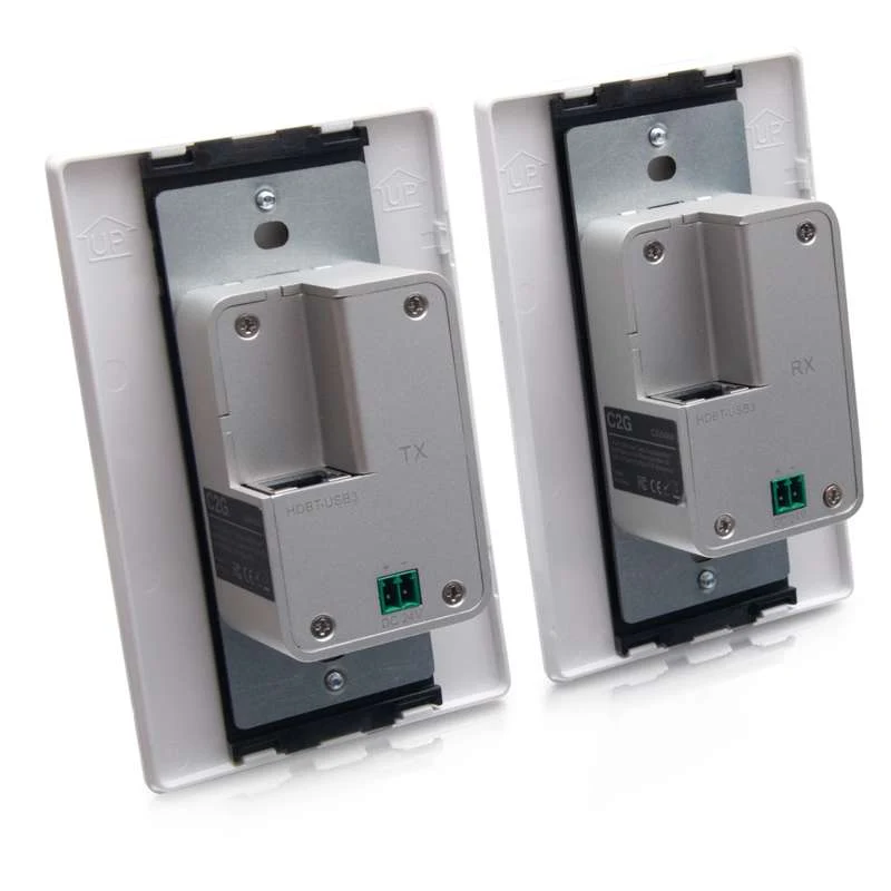 Cables To Go Superbooster1-Port USB over Cat6a Wall Plate to Wall Plate Extender Kit - USB 3.2 Gen1 - Image 3