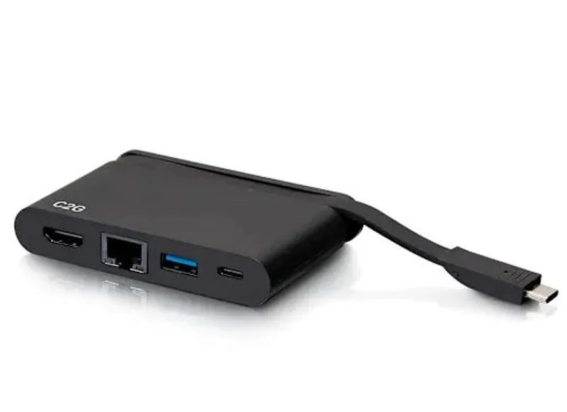 Cables To Go USB-C 4-in-1 Compact Dock with HDMI, USB-A, Ethernet, and USB-C Power Delivery up to 100W - 4K 30Hz - Image 2
