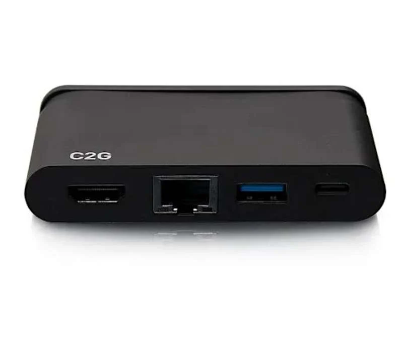Cables To Go USB-C 4-in-1 Compact Dock with HDMI, USB-A, Ethernet, and USB-C Power Delivery up to 100W - 4K 30Hz - Image 3