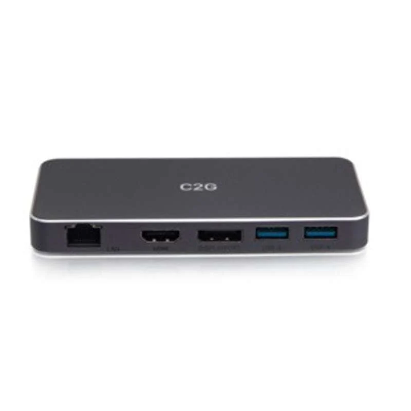 Cables To Go USB-C 7-in-1 Dual Display MST Docking Station with HDMI, DisplayPort, Ethernet, USB, and Power Delivery - Image 5