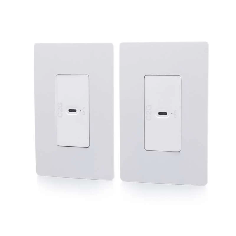 Cables To Go Superbooster® USB Camera Extender Over Cat Single Gang Wall Plate to Single Gang Wall Plate Kit