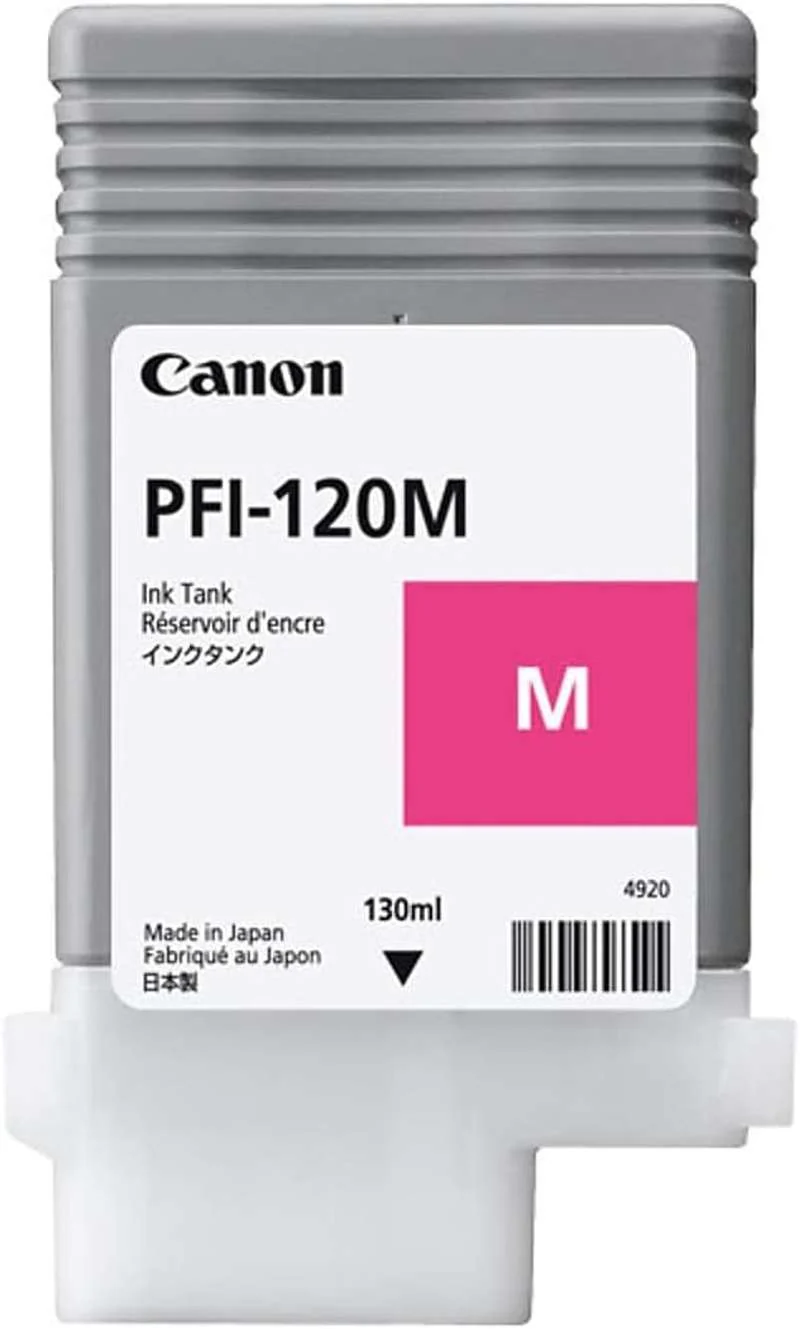 Canon PFI-120M - Pigment Magenta Ink Tank 130ml