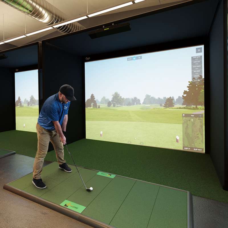Carl's Place Pro Golf Simulator Enclosure Kit (9' × 12' × 10') with Premium Impact Golf Screen - Image 3