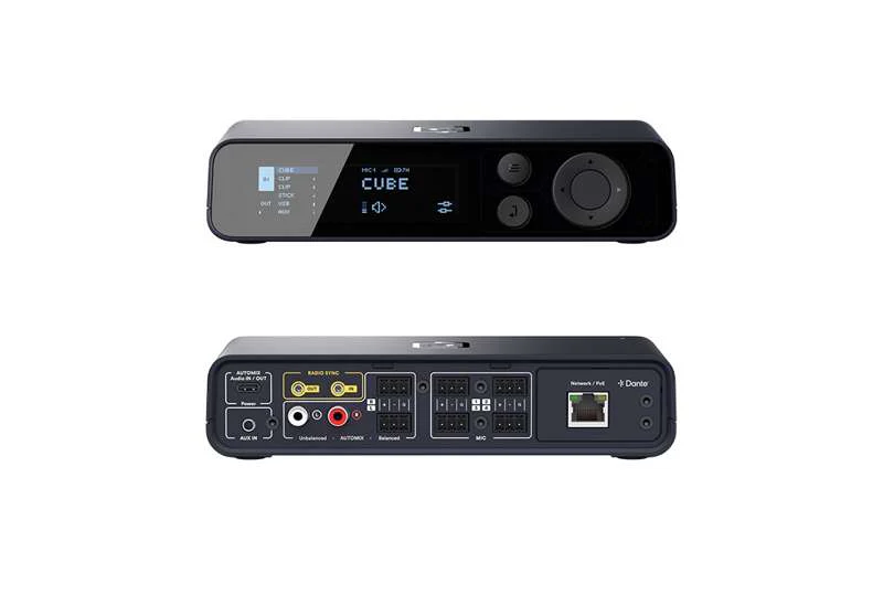 Catchbox Plus System with 2 channel Hub DSP receiver with Networking and DANTE, 1 Cube incl chargers, Standard - Red - Image 3