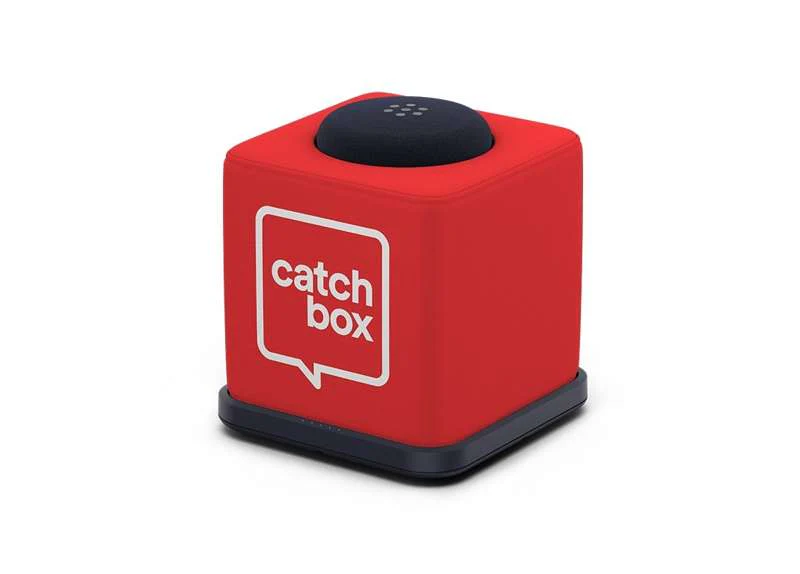 Catchbox Plus System with 2 channel Hub DSP receiver with Networking and DANTE, 1 Cube incl chargers, Standard - Red - Image 5