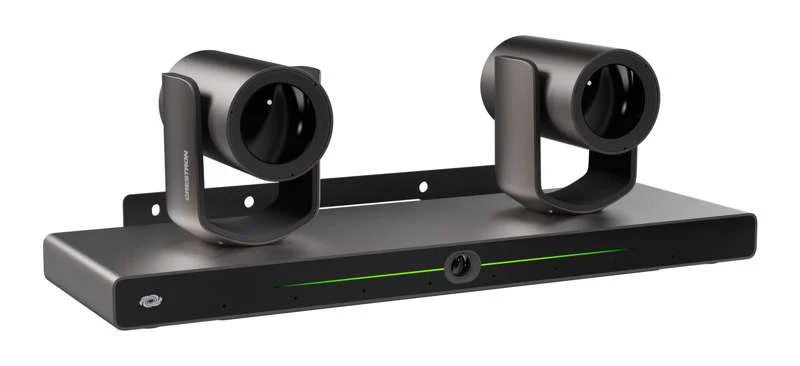 Crestron 1 Beyond i12D Intelligent 4K Dual Camera Speaker Tracking Solution, 12x Optical Zoom, Moon Gray - Image 6