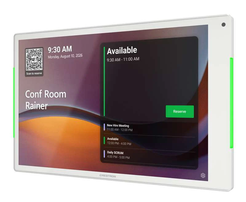 Crestron 10.1 in. Room Scheduling Touch Screen, White - Image 6