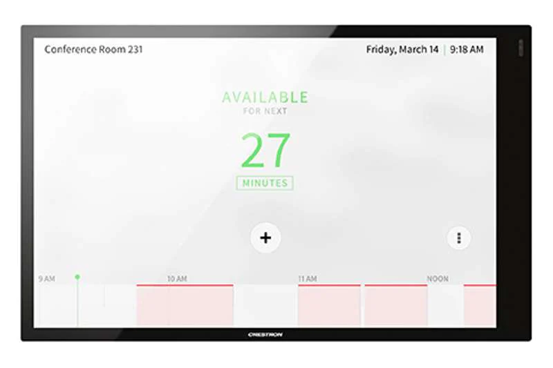 Crestron 10.1 in. Wall Mount Touch Screen, Black Smooth