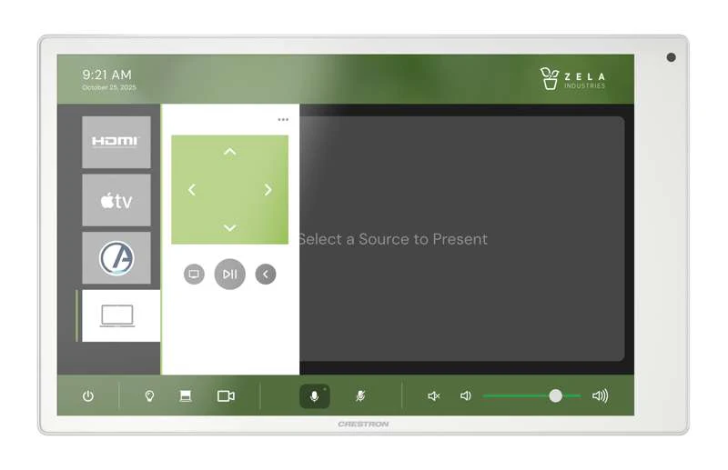 Crestron 10.1 in. Wall Mount Touch Screen, White - Image 2