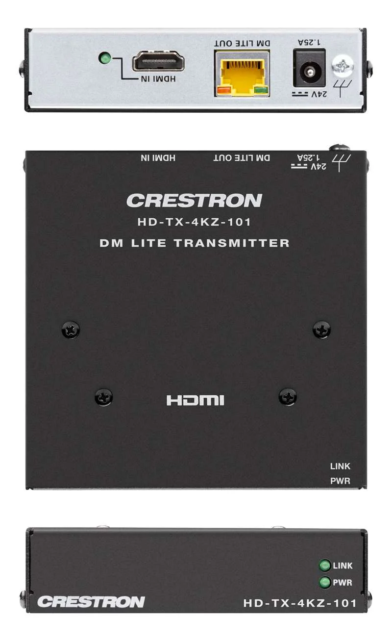 Crestron 4K 2x1 DM Essentials Scaling Auto-Switcher and Extender over CATx Cable - Image 3