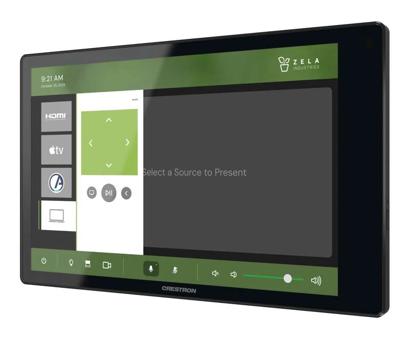 Crestron 8.1 in. Wall Mount Touch Screen, Black - Image 2