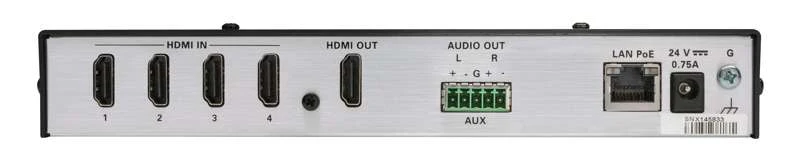 Crestron HD-MD4X1-4KZ-E 4x1 4K60 4:4:4 HDR AV Switcher - Image 2