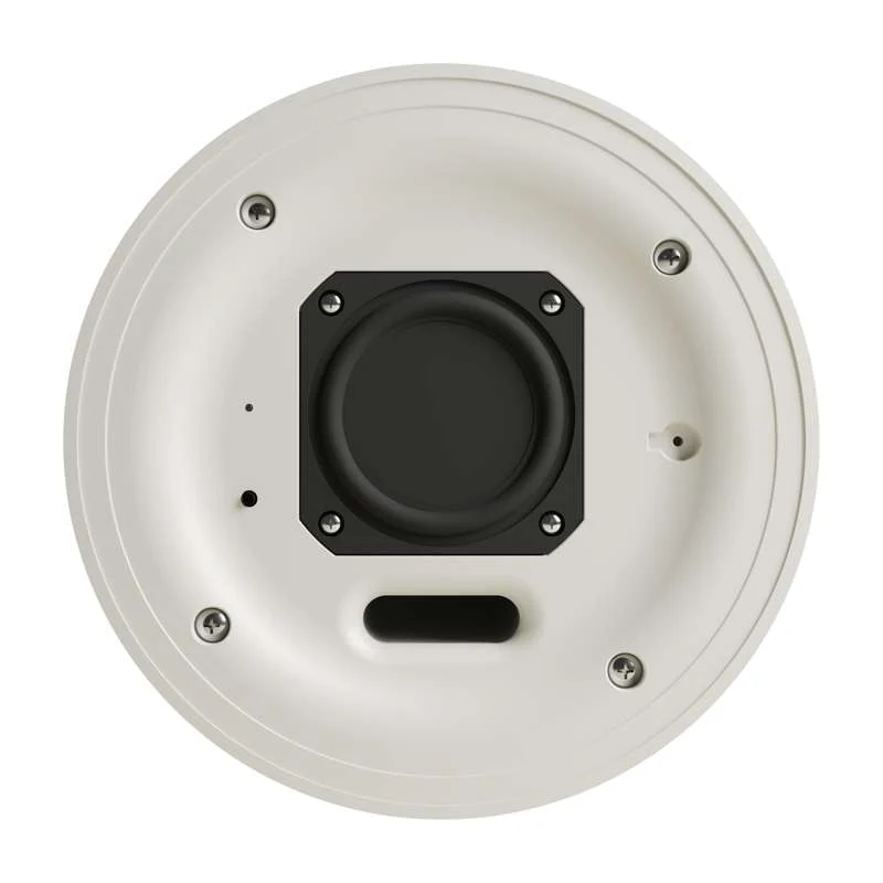 Crestron Saros 3 in. Active Full-Range In-Ceiling PoE+ Speaker with DM NAX Audio-over-IP Support, White, Textured - Image 2