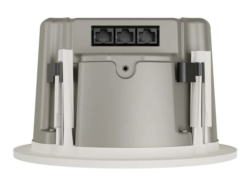 Crestron Saros 3 in. Active Full-Range In-Ceiling PoE+ Speaker with DM NAX Audio-over-IP Support, White, Textured - Image 4