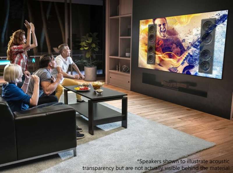 Elite Screens Aeon CineGrey 4D AT Series, 110-inch Diag., 16:9 Fixed Frame Screen - Image 6