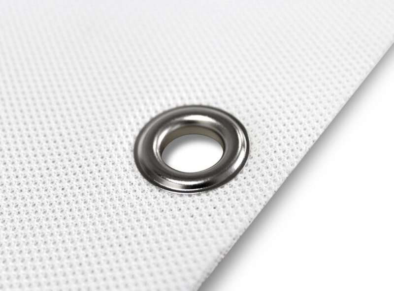 Elite Screens GolfSim DIY, Do-it-Yourself ImpactWhite 360 Golf Impact Screen Material, Velvet Border with Metal Grommets, 118.1" x 118.1", Folded Packing - Image 7