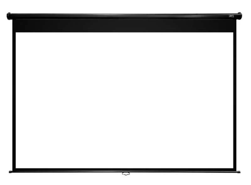 Elite Screens Manual Series, 80-inch Diag., 4:3 Manual Screen, MaxWhite2 Material