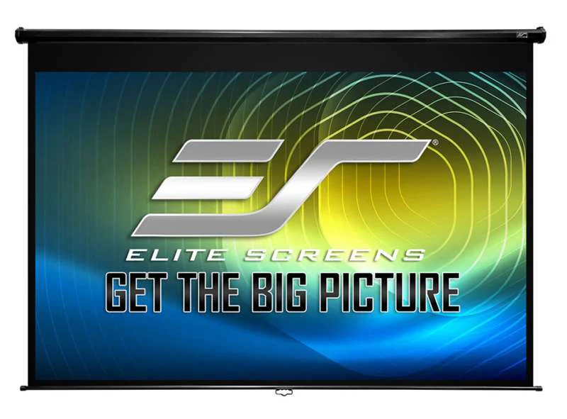 Elite Screens Manual Pulldown Series 94 Inch Diagonal Manual Screen - Image 3