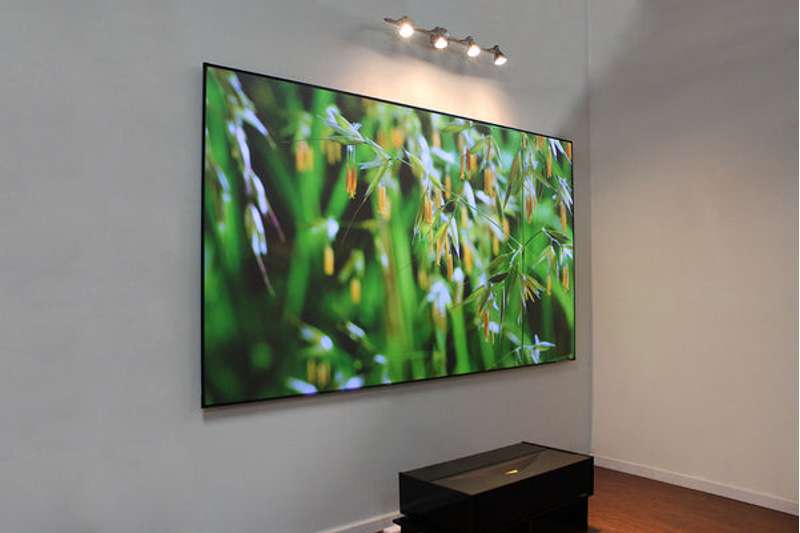 Elite Screens Pro Frame Thin DarkUST Series 100 Inch Diagonal Fixed Frame Screen - Image 3