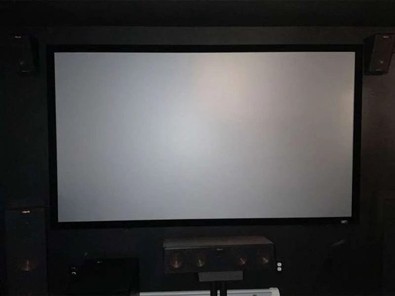 Elite Screens Sable Frame CineGrey 3D Series 135 Inch Diagonal Fixed Frame Screen - Image 3