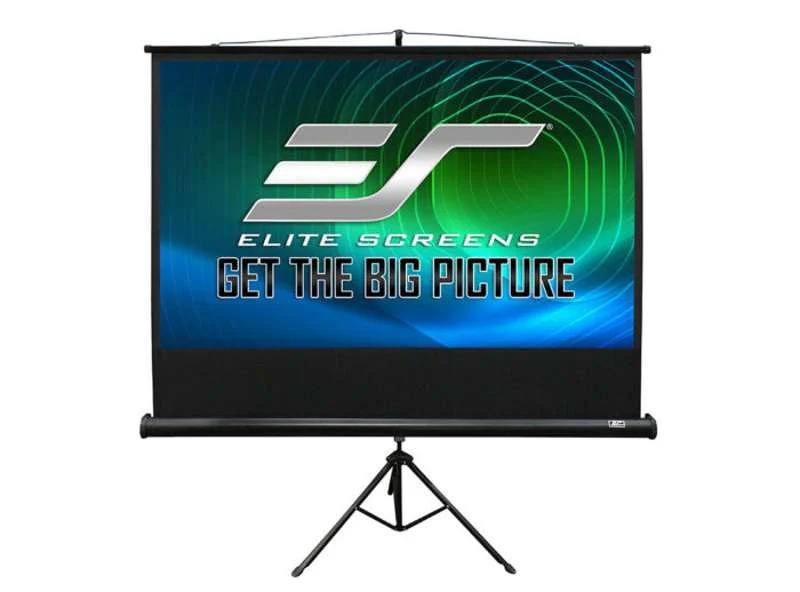 Elite Screens Tripod Series, 136-inch Diag., 1:1 Portable Screen, MaxWhite2 Material - Image 4