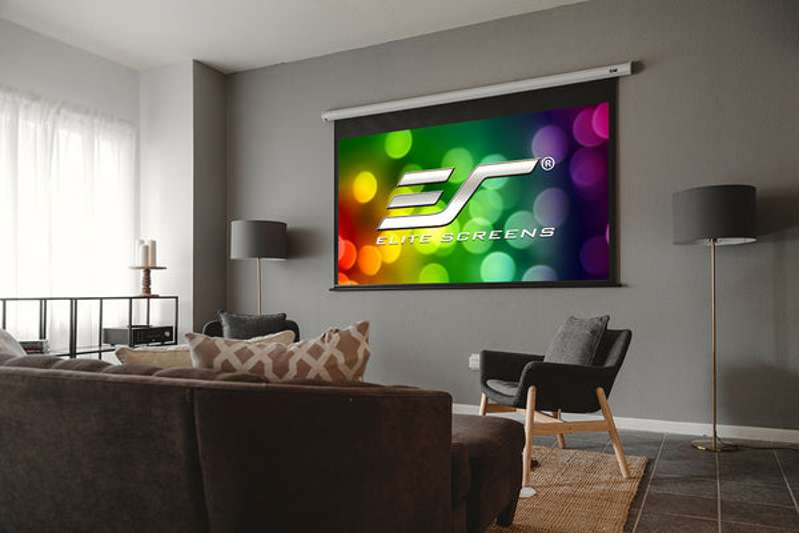 Elite Screens VMAX2 Series 170 Inch Diagonal Electric Screen, White Casing - Image 2