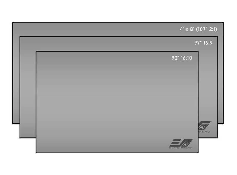 Elite Screens WhiteBoardScreen TE CLR 2 Series, 90-inch Diag. 16:10 WhiteBoard Screen, Ceiling Light Rejecting (CLR)2 Material - Image 9